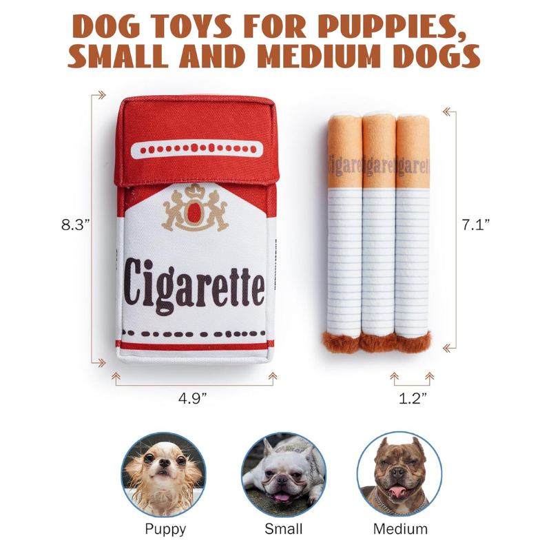 Cigarette Chew Dog Toy