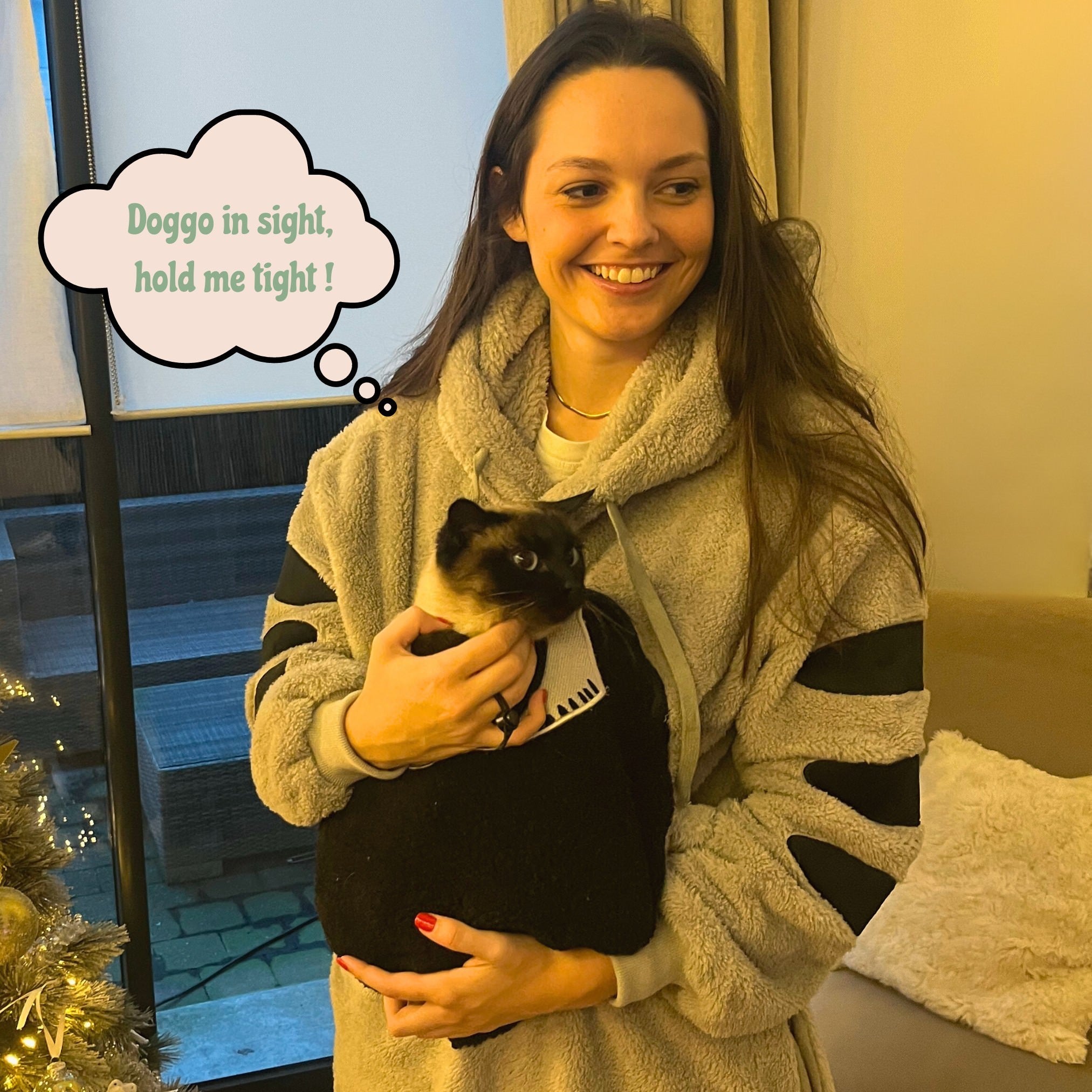 Comfy Cat Pouch hoodie