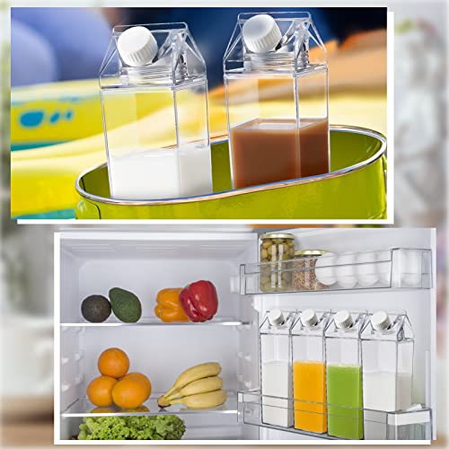 Clear Milk Carton Bottle