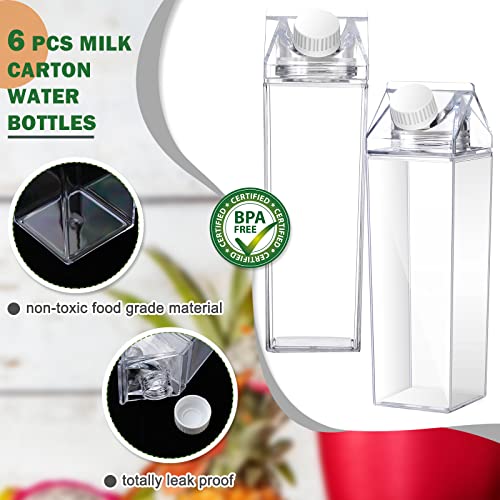 Clear Milk Carton Bottle