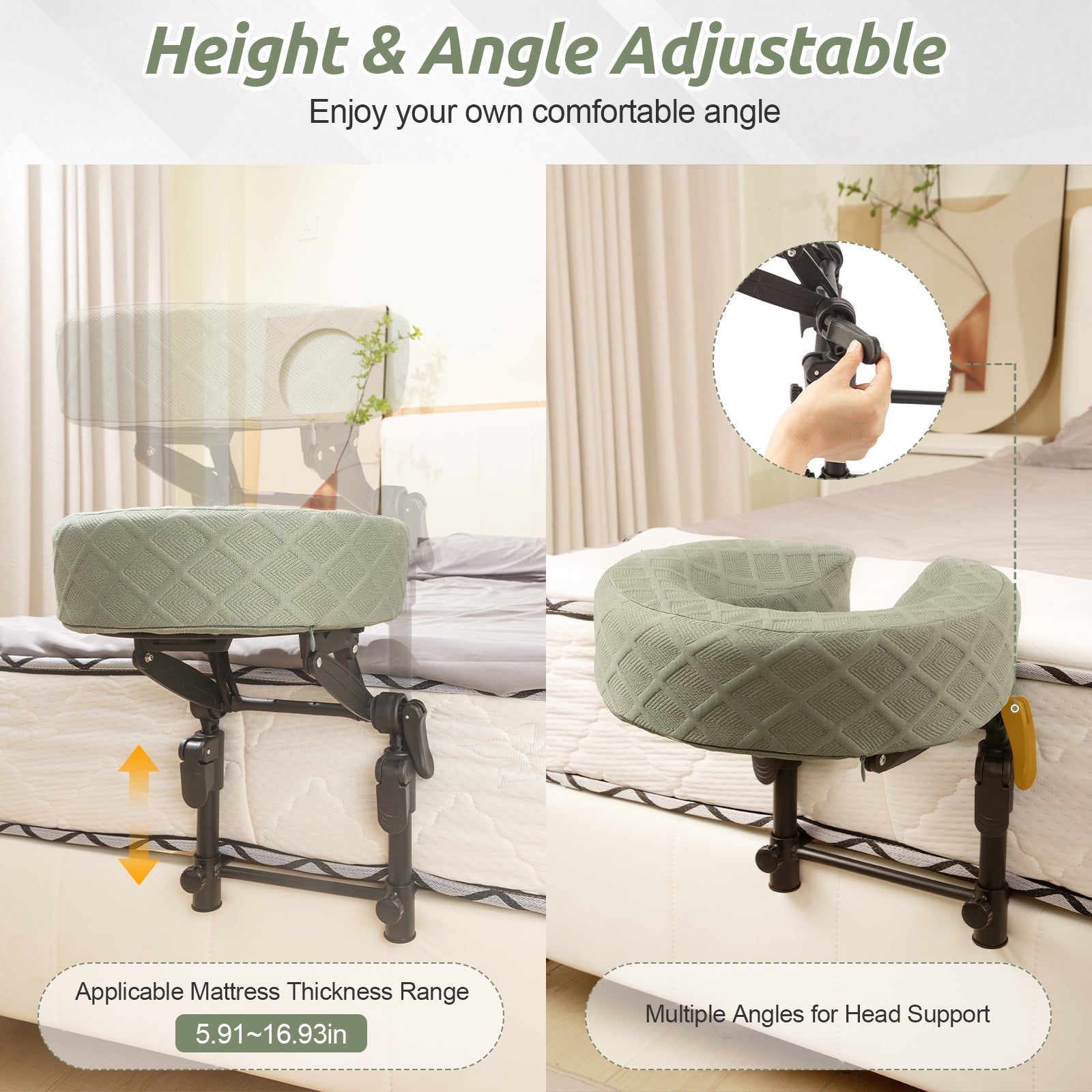 Adjustable Headrest Cradle