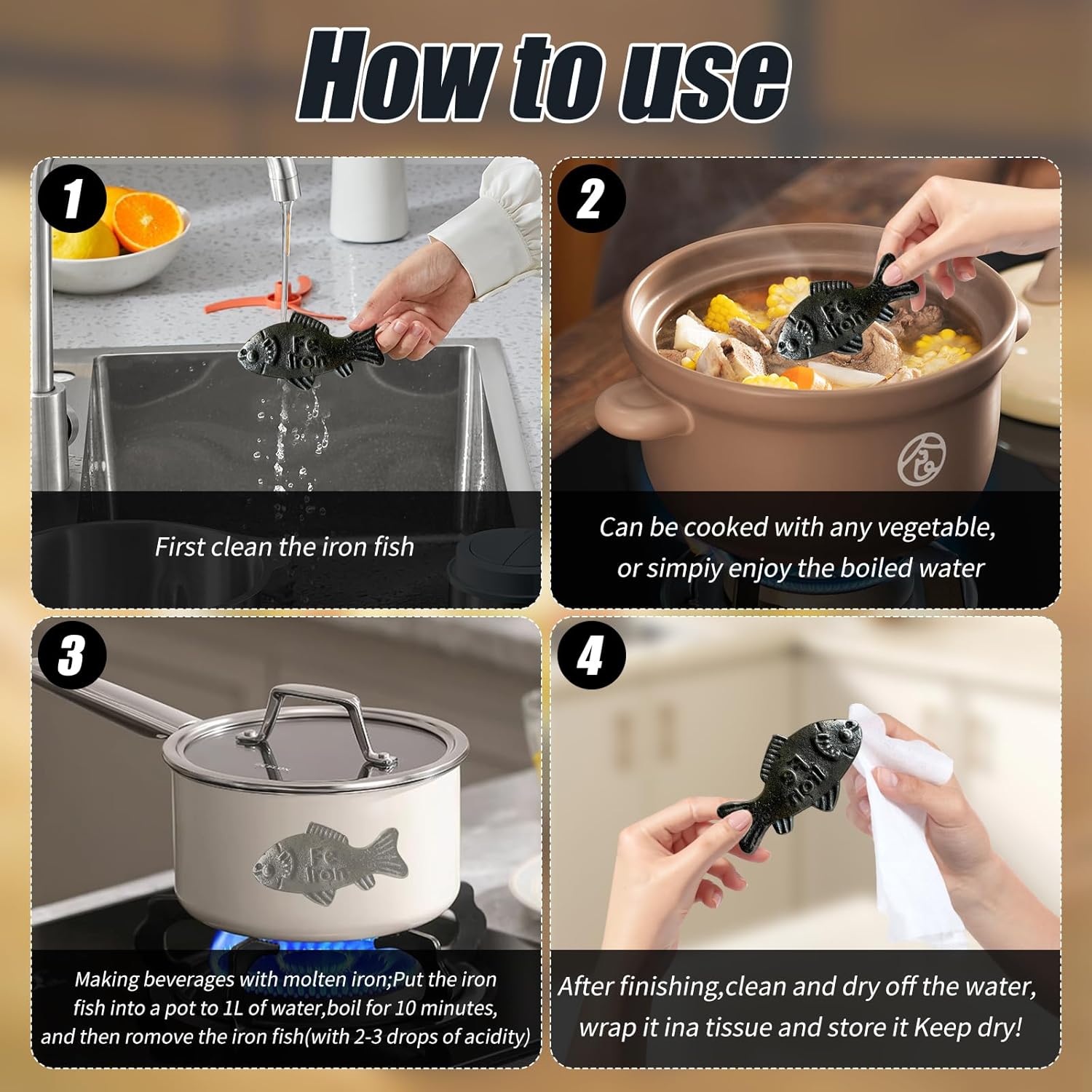 Cooking Iron Fish