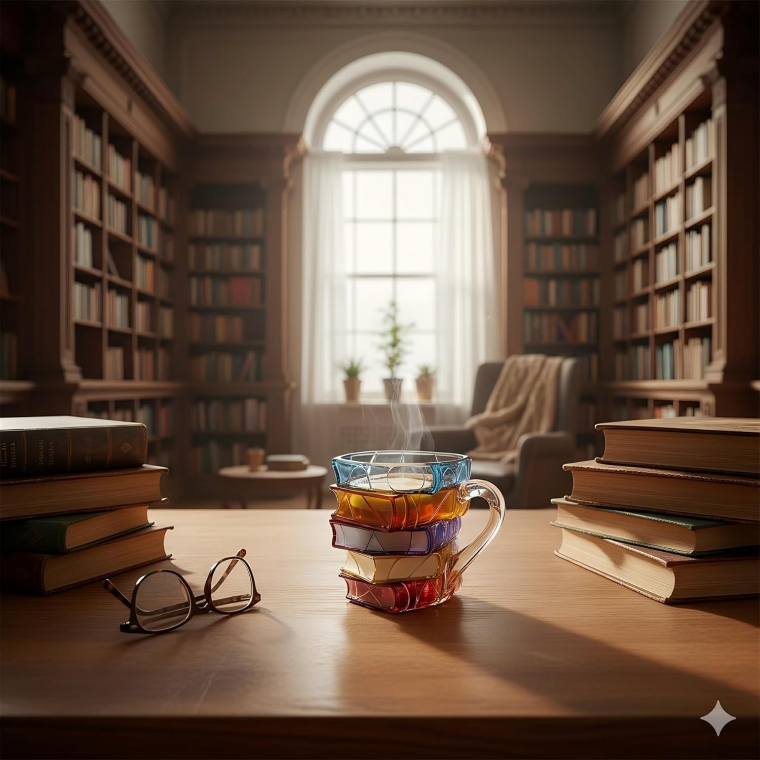 3D Painted Book Mug