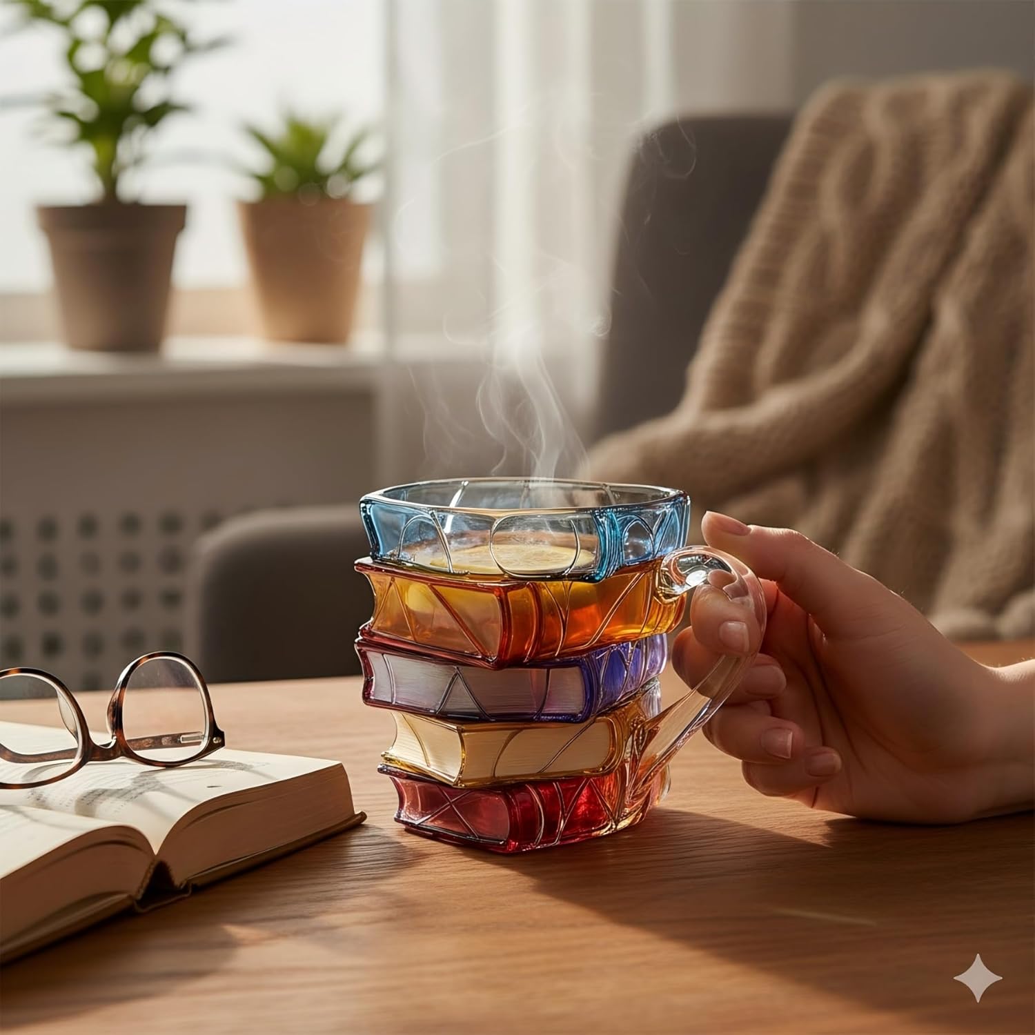 3D Painted Book Mug