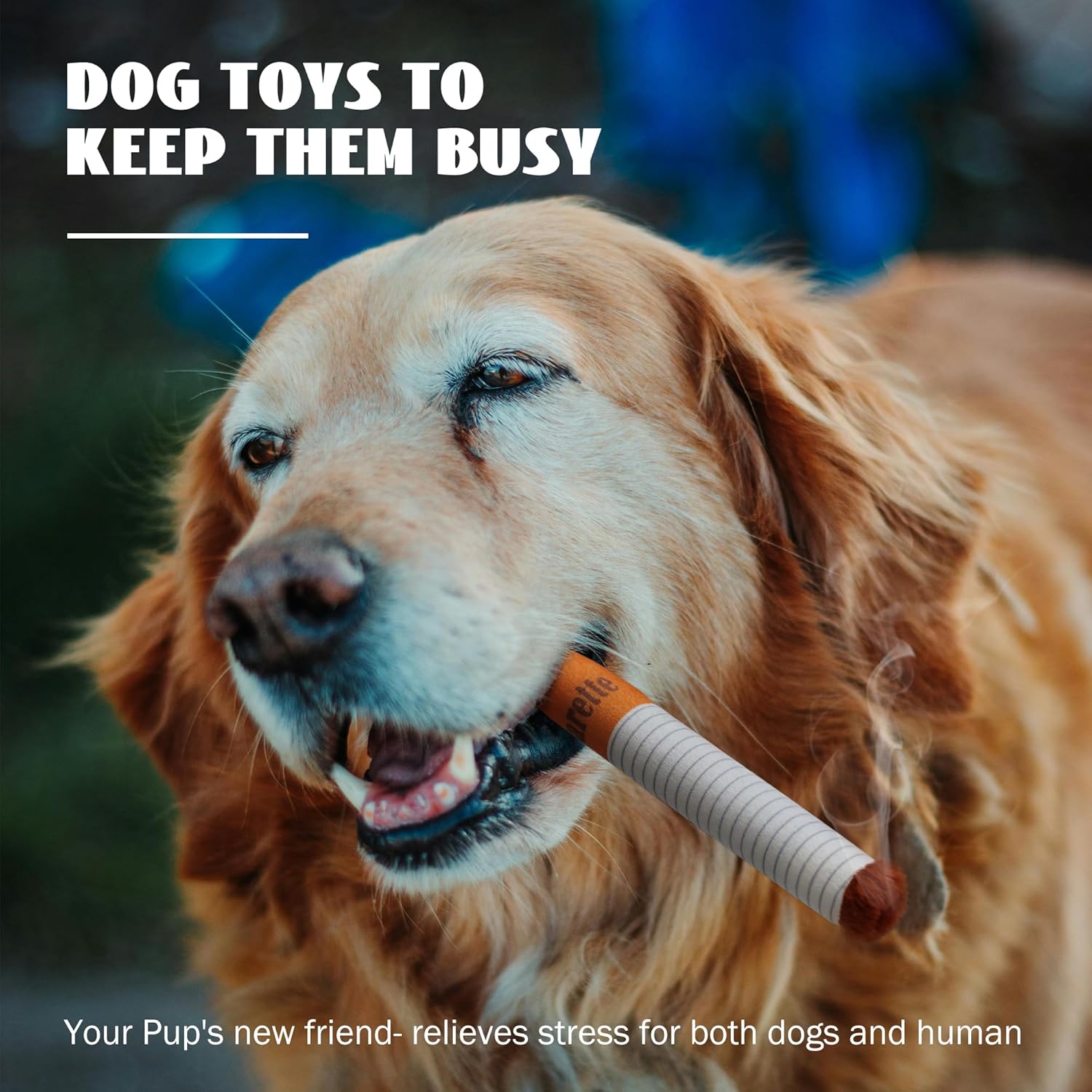 Cigarette Chew Dog Toy