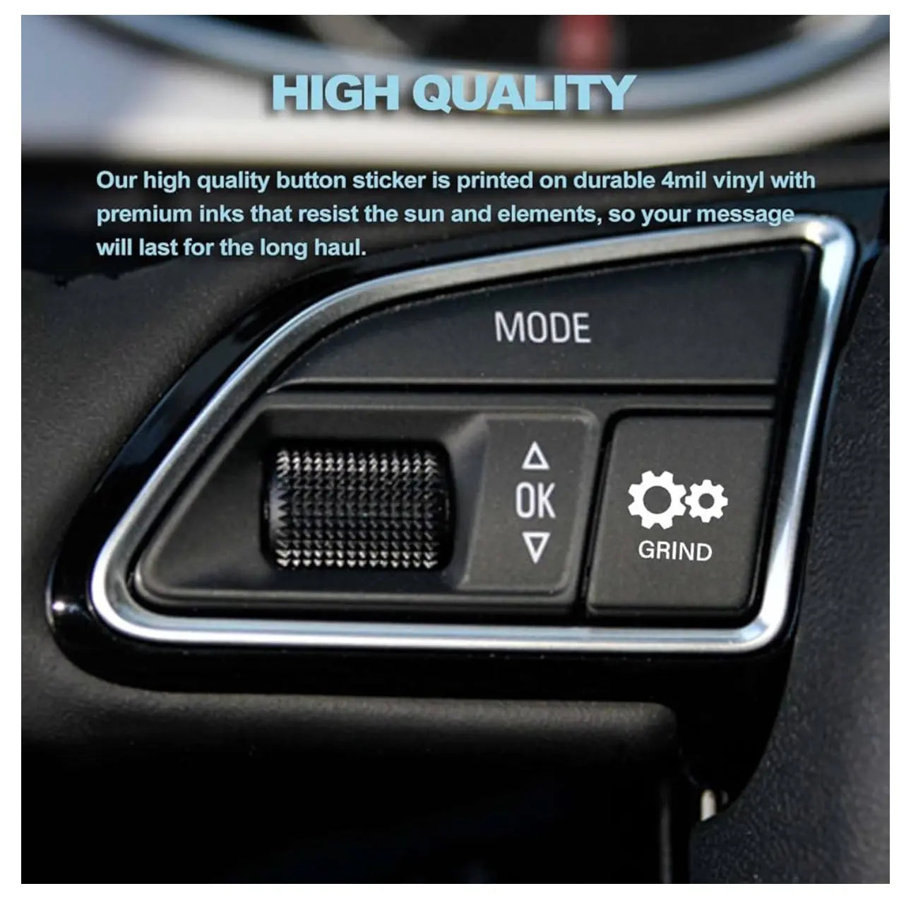 Car Interior Stickers For Unused Button