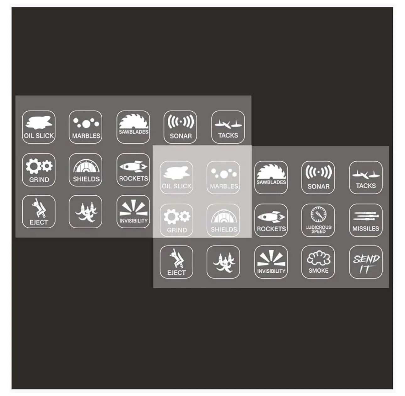 Car Interior Stickers For Unused Button