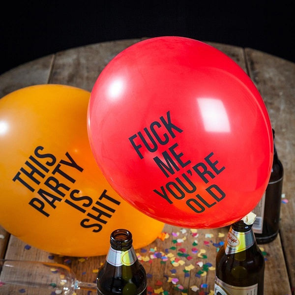 Abusive Party Balloons