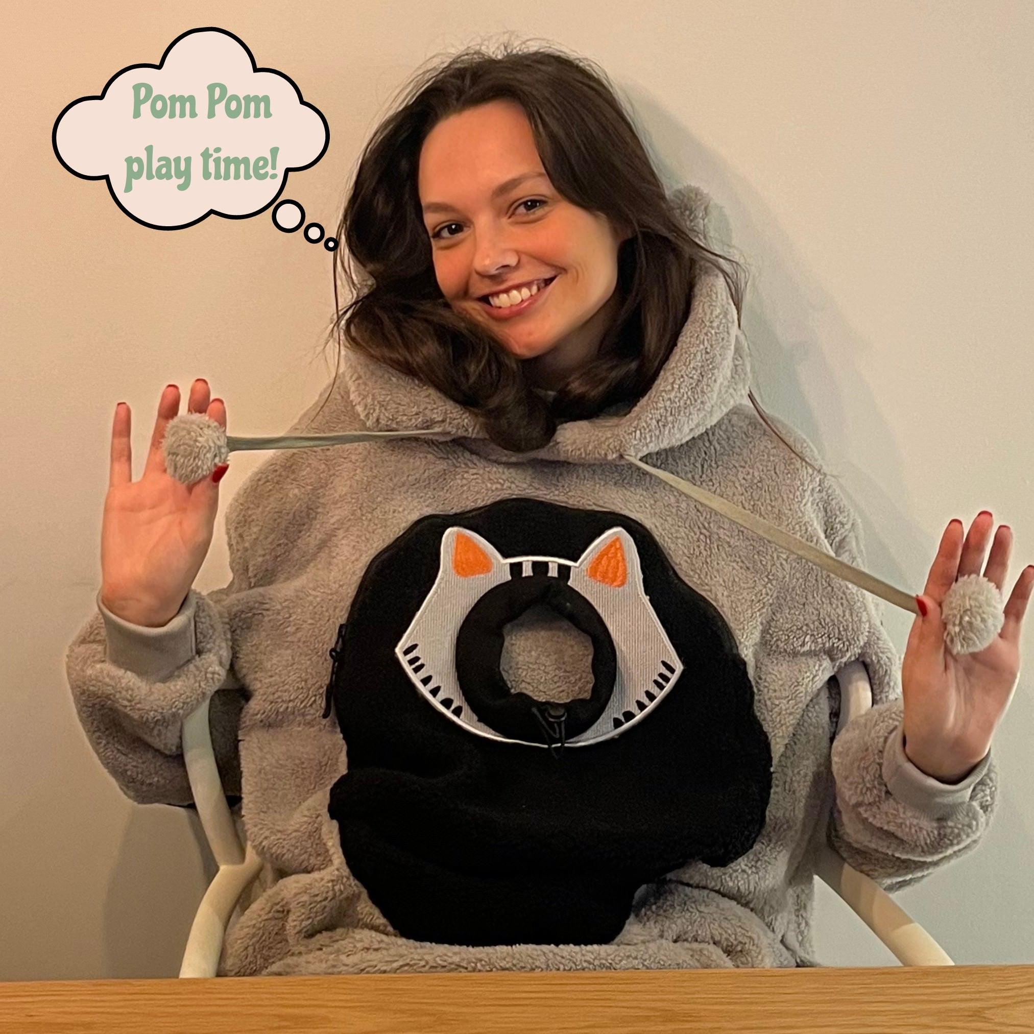 Comfy Cat Pouch hoodie